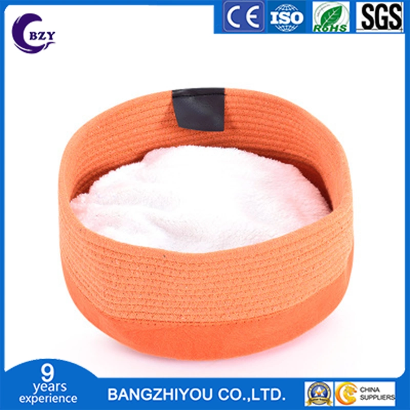 Cat Bed Pet Nest Felt Nest Woven Cotton Rope Four Seasons Removable and Washable Non-Stick Hair