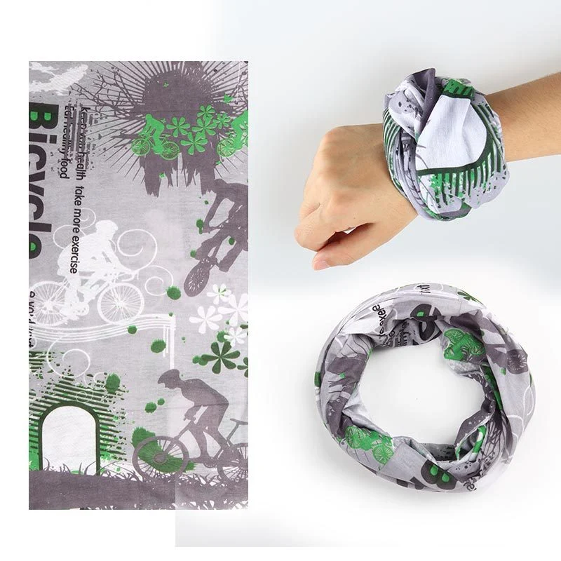 Seamless Multifunctional Headwear Polyester Elastic Bandana