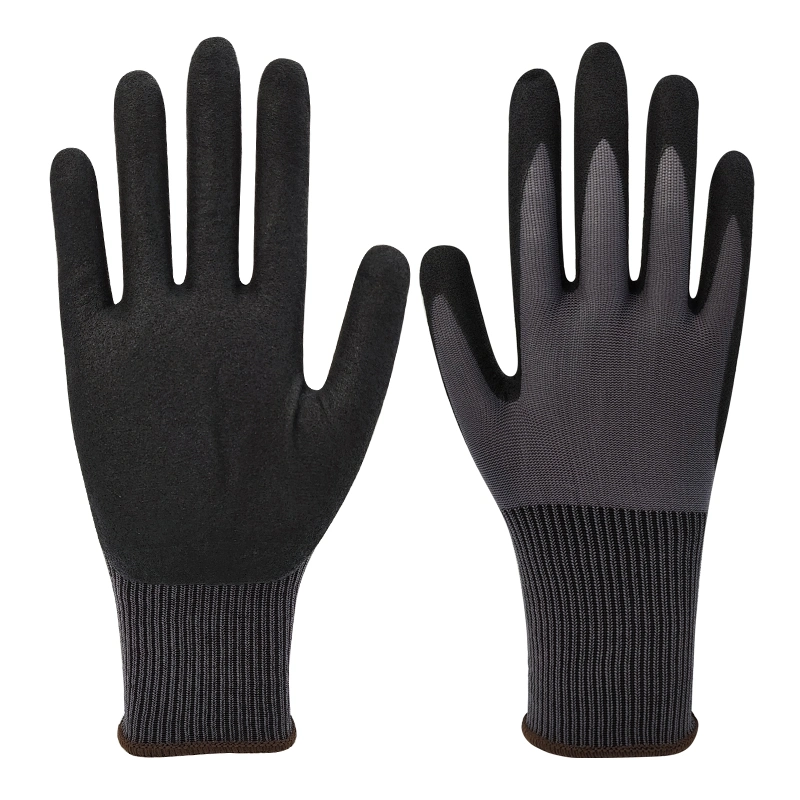 15g Spandex recubierto nitrilo Micro-Foam CE Jardín Seguridad Guantes de trabajo