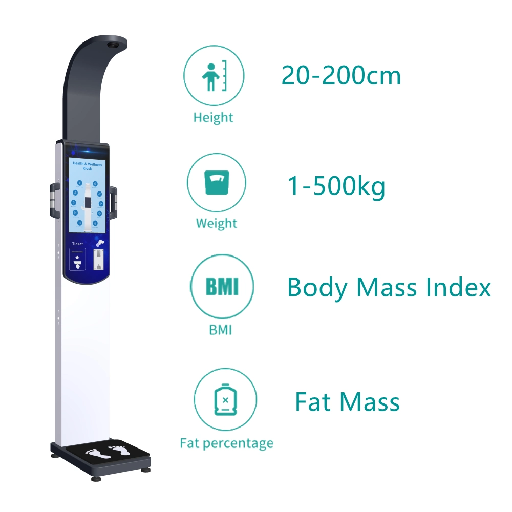 La balanza corporal de altura inteligente se originó en la fábrica con grasa Análisis de masas