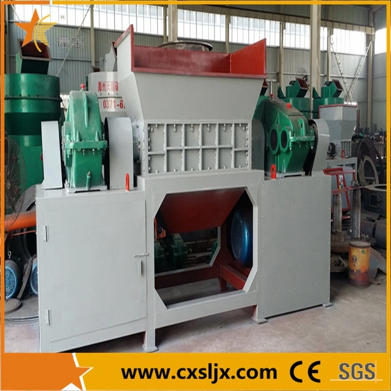 Two Shaft Shredder for Textile Clothes Waste Leather Waste