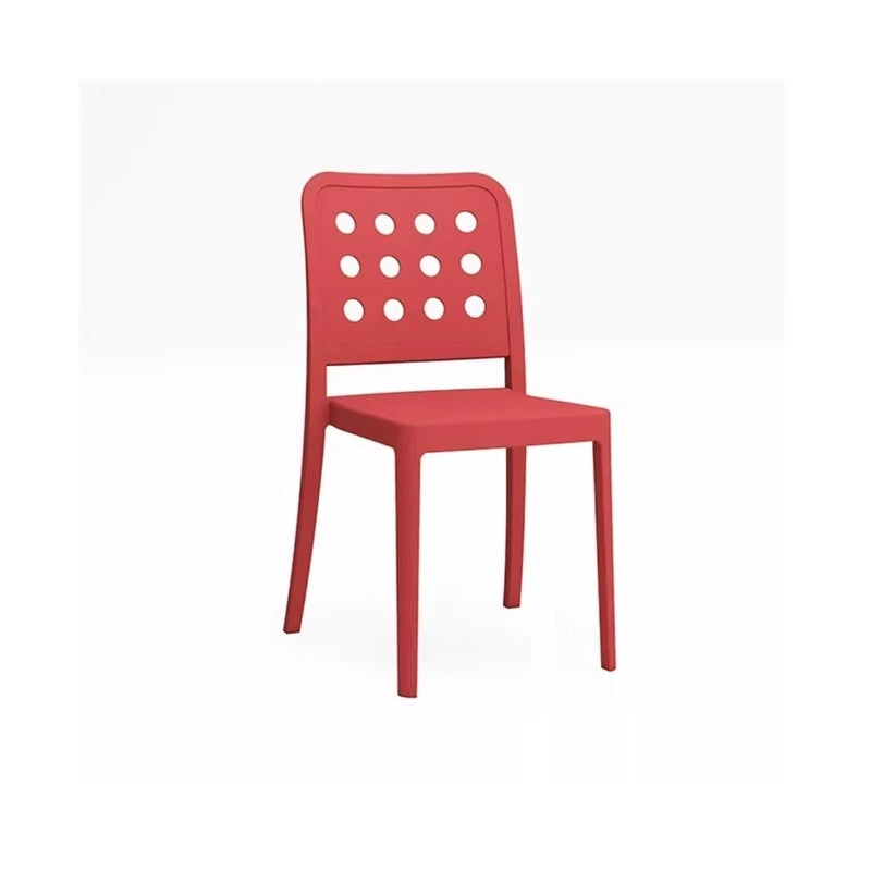 Muebles exterior plástico apilable exterior Red silla Apilable PP moderno Presidente