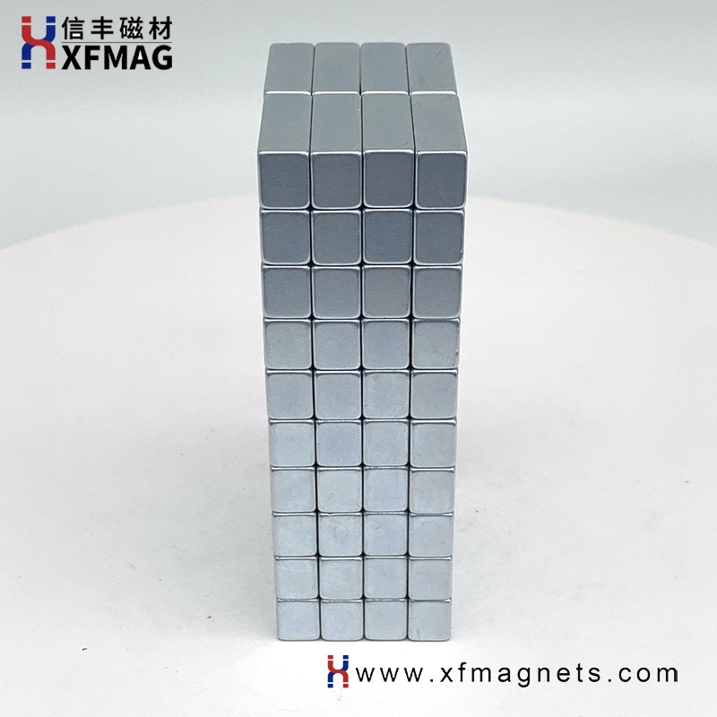 Rare Earth Permanent Magnet N45 Nickel Coated Block Neodymium Magnet Magnetic Product