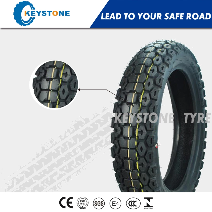 E-mark Certificated High Quality Motorcycle Tire وقطع غيار الدراجات النارية (3.50-18، 3.00-17، 3.00-18)