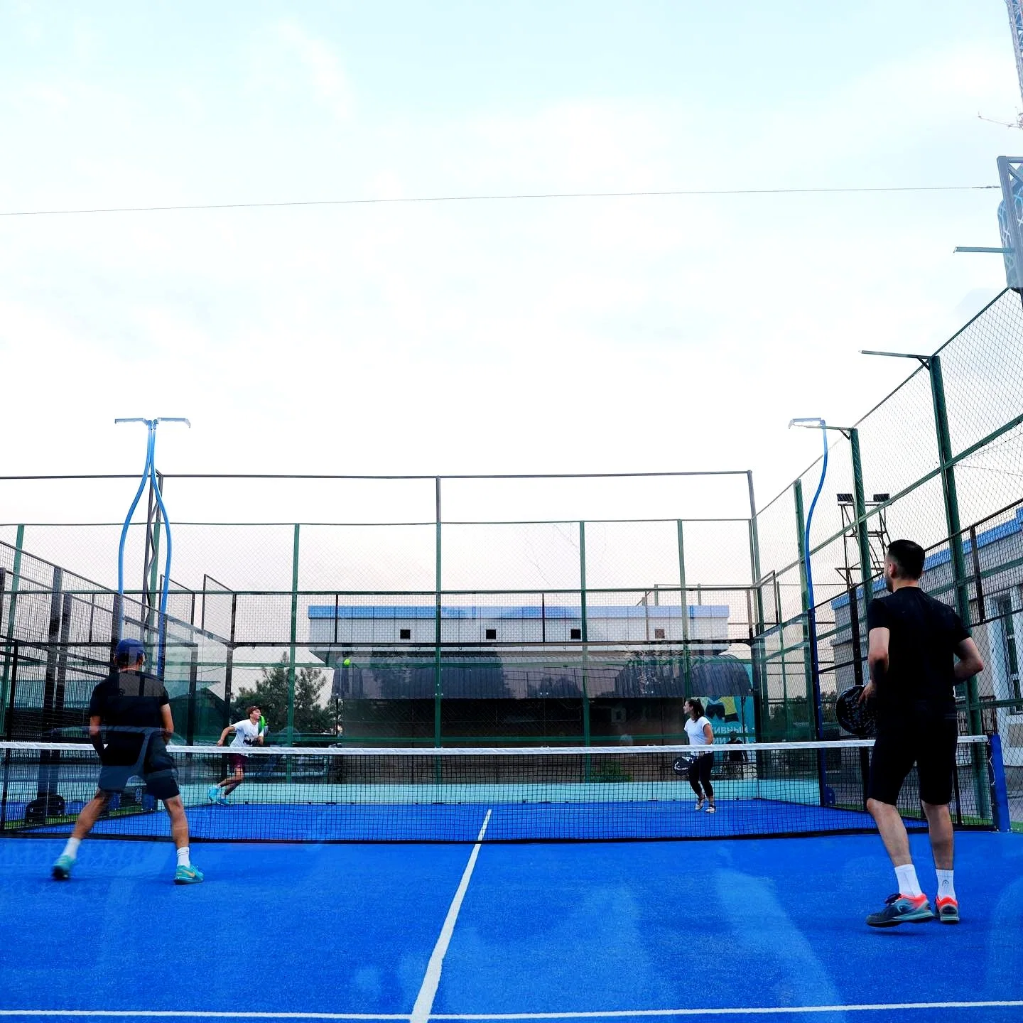 Indoor and Outdoor Super Panoramic Paddle Tennis Court