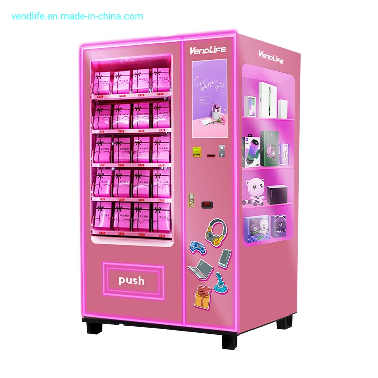 Faire l'écran tactile/esthétiques de cils Vendlife Machine distributrice de produits cosmétiques Custom/beauté vending machine populaire