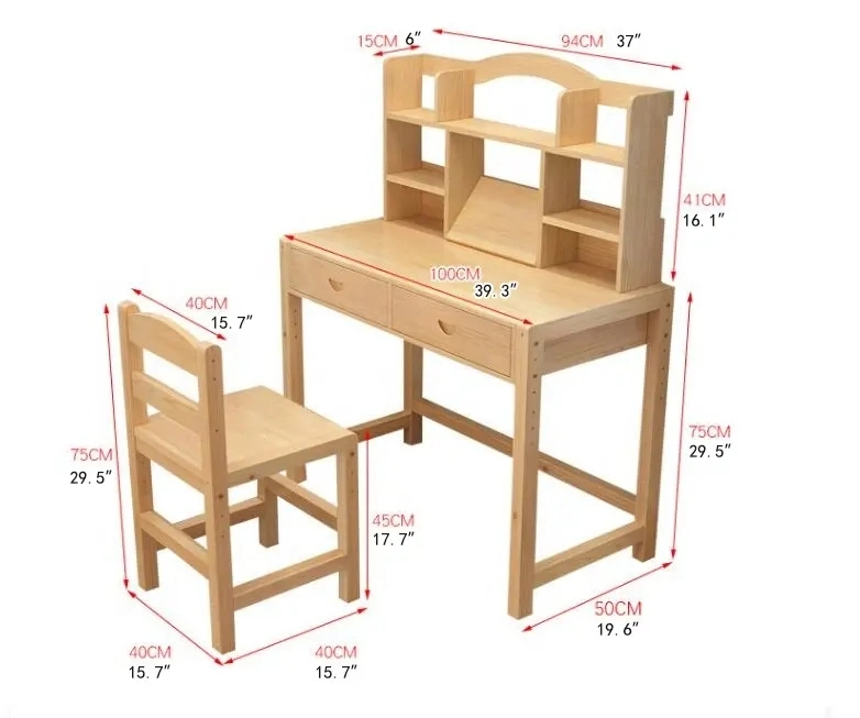 Hot Children Kids Writing Table and Chair/Student Study Table