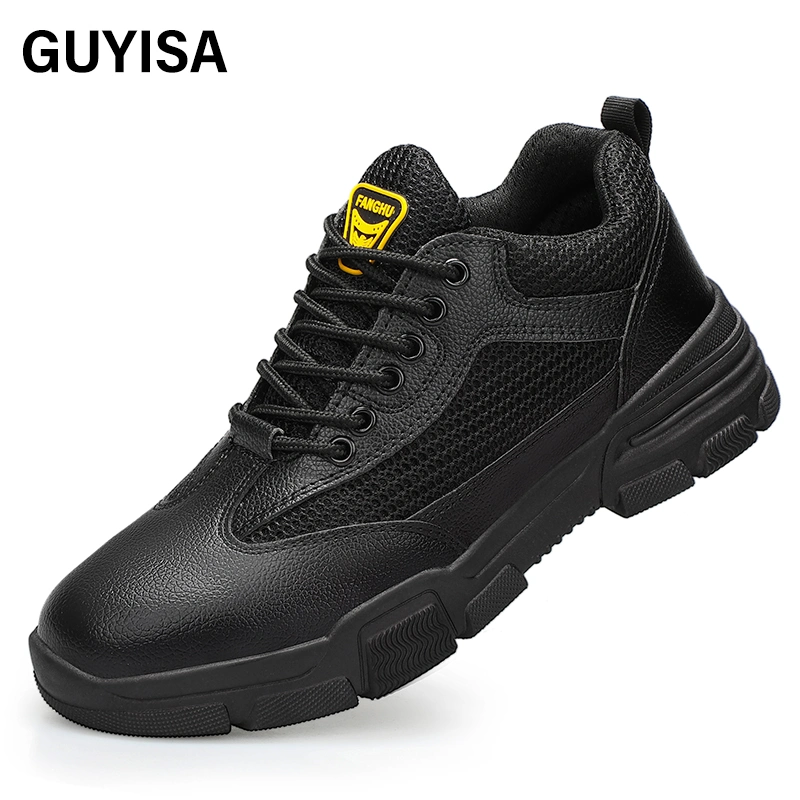 Guyisa Fashion New High quality/High cost performance  Wear Resistant and Folding Work Shoes Light and Breathable Safety Shoes