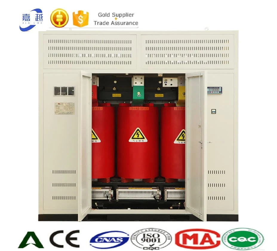 6kV/10kV vertido de resina epoxi trifásica (resina fundida) Transformador eléctrico de alta tensión de frecuencia de distribución de potencia de tipo seco para Transmisión