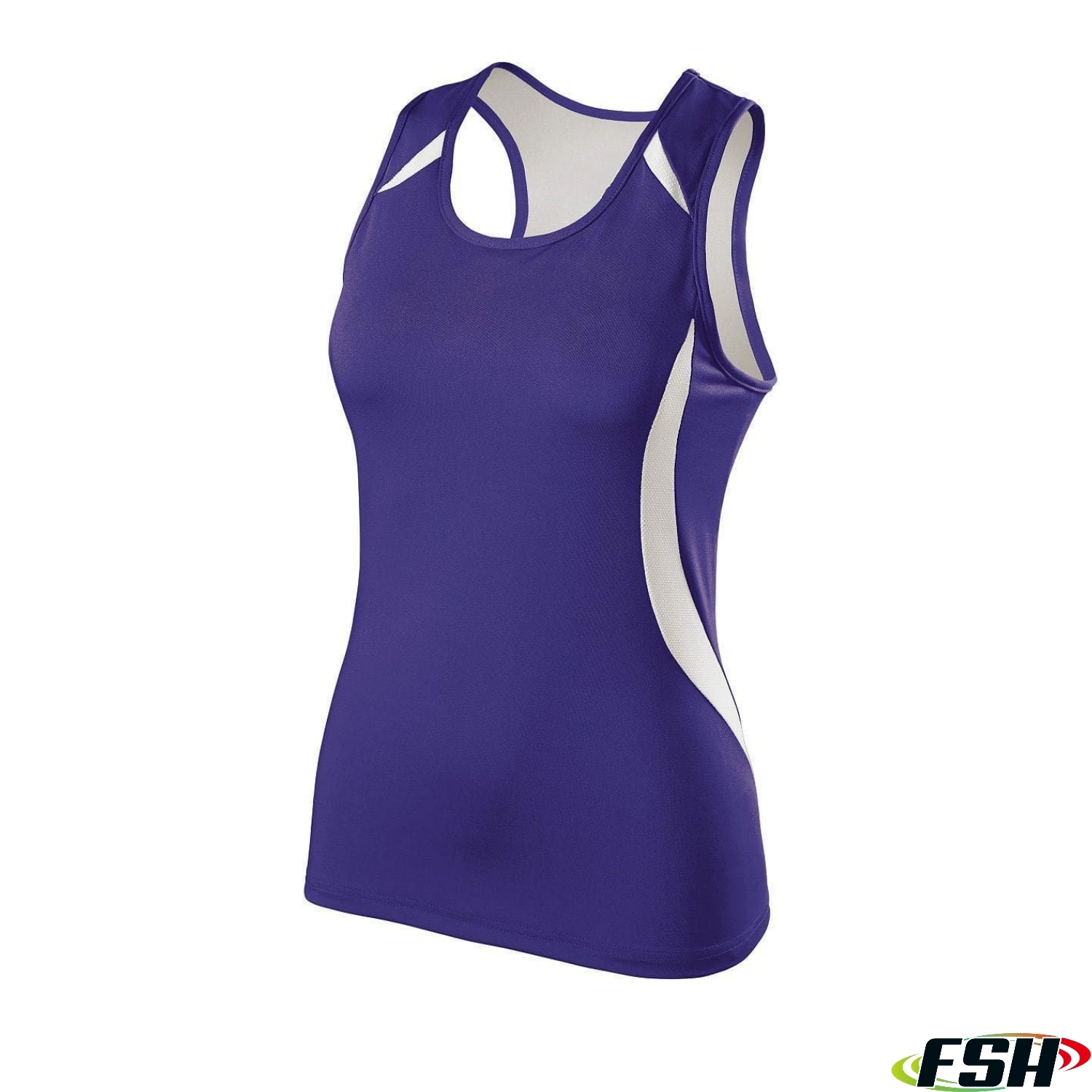 Diseño personalizado de sublimación Maratón sostenible transpirable Chaleco Mujeres Tank Top ejecutando camiseta