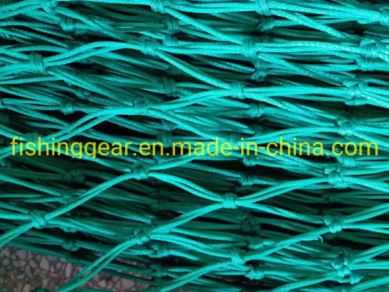 Green Color Double Braided Rope Fishing Nets for Fishing Tackles