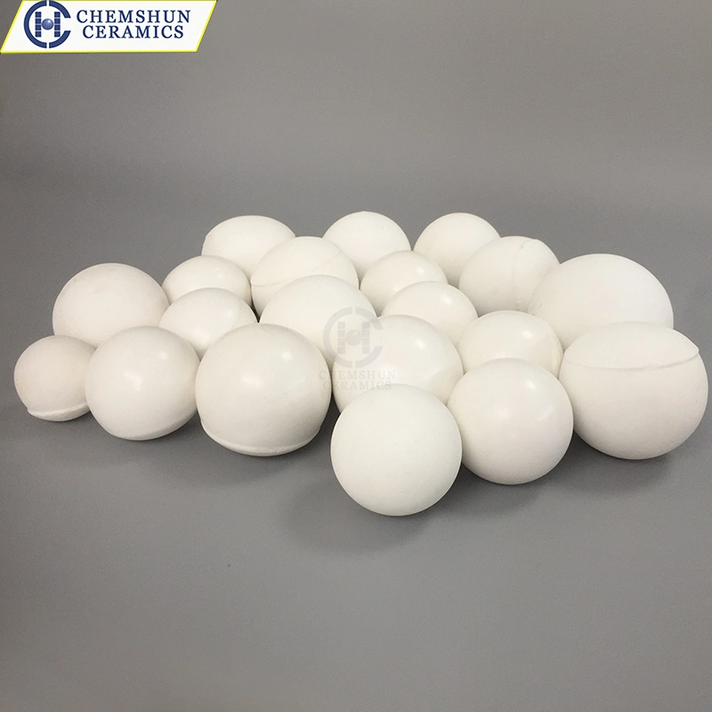 Usado para equipamentos de moagem de esferas de cerâmica Media dureza de alta alumina esferas de cerâmica