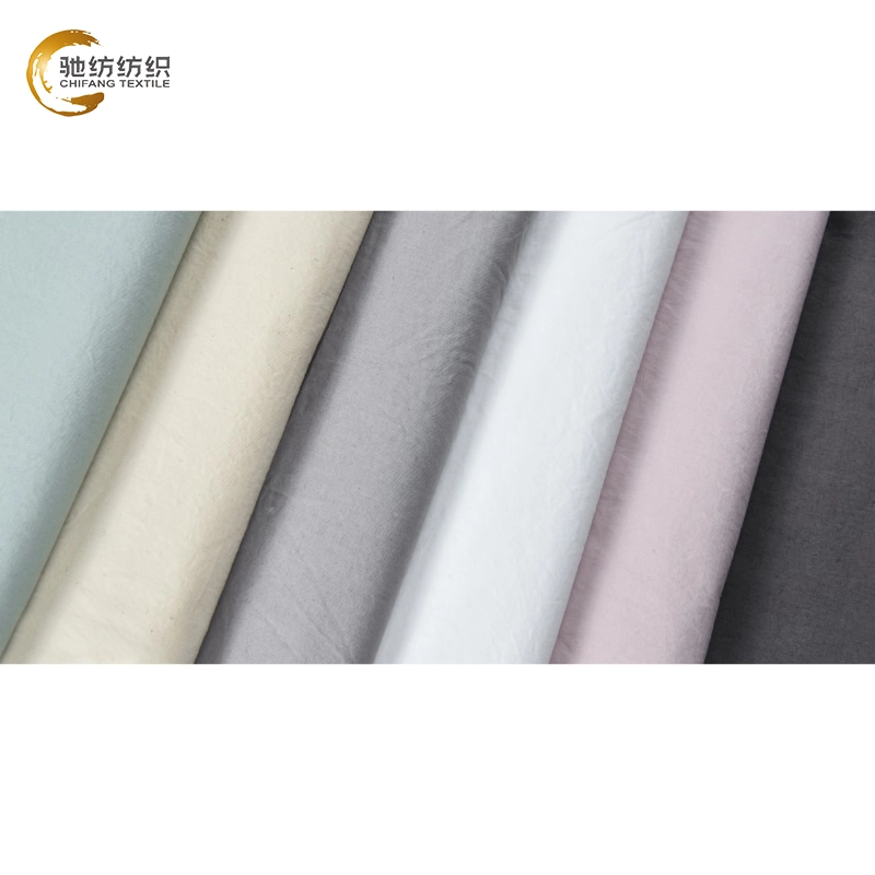 Factory Customized Hotel Bed Linen Fabric of 100% Cotton Washed Fabric 60*40s 300tc Jacquard Dobby Satin Cotton Fabric for Home Textile