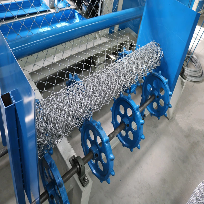 Thailand Customer Full Automatic Chain Link Fence Machine for Diamond Mesh