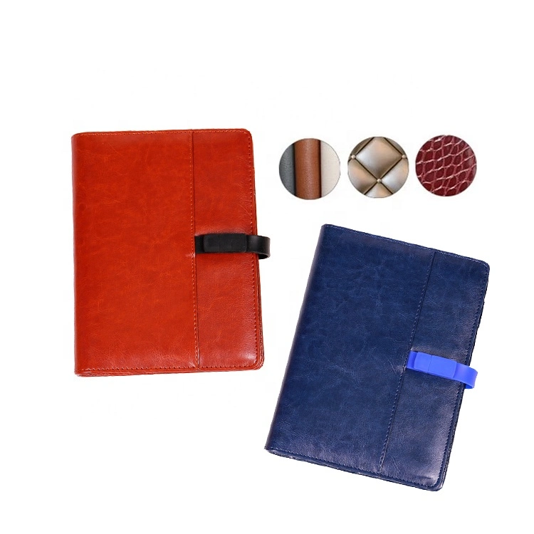 Wholesale/Supplier Portable Size Planner Small Red PU Leather File Folder