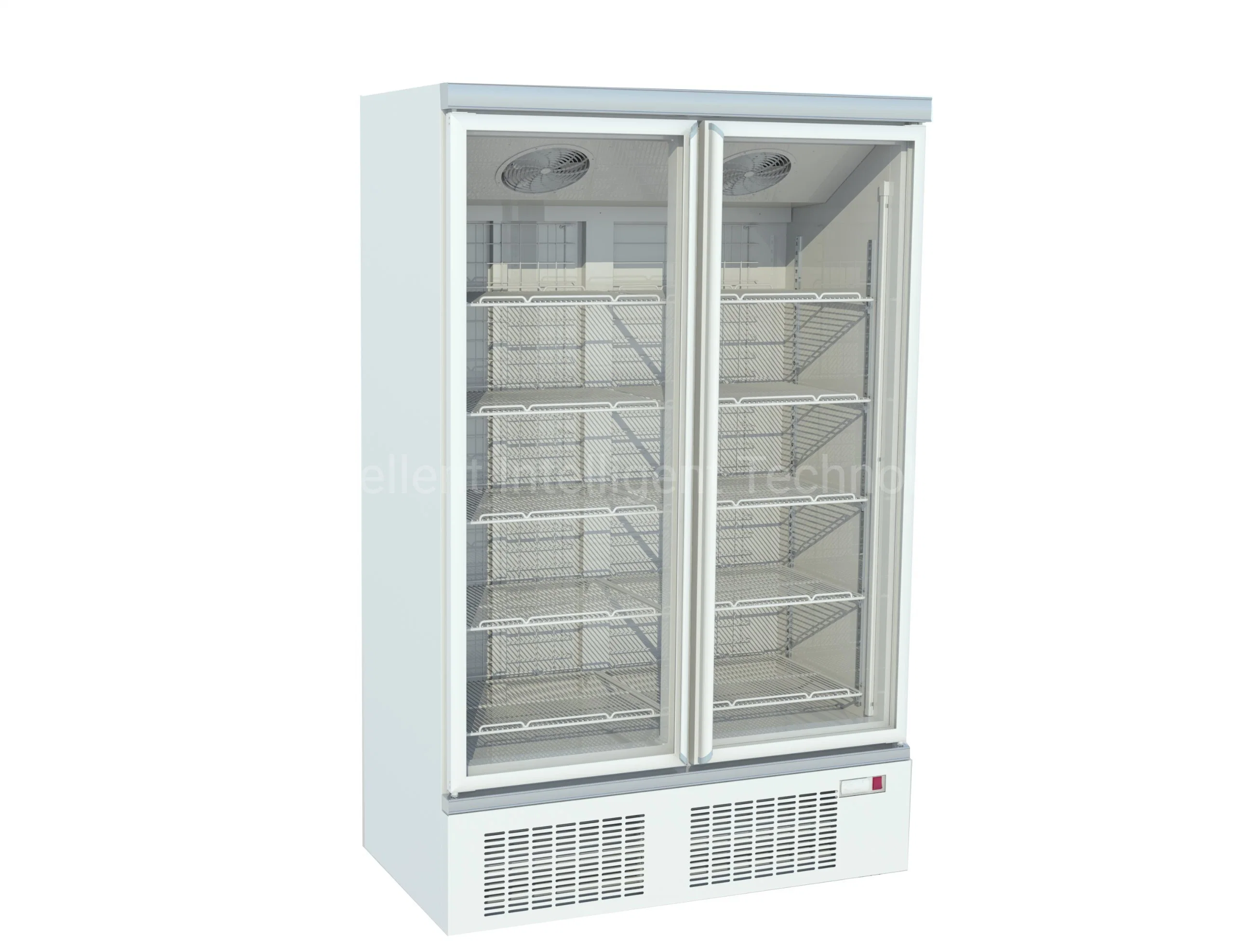 Supermarket Commercial Glass Door Upright Fridge Beverage Display Cooler Showcase Refrigerator
