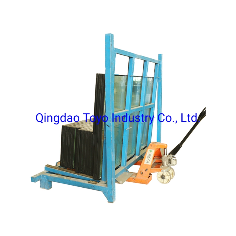 Customized Glass L Shape Rack for High-End Glass Storage Used in Glass Workshop