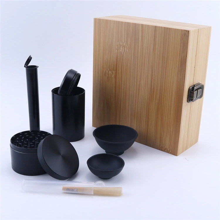 DAB Products Wooden Box Smoke Set Herb Grinder PRO Cone Rolling Paper Smoking Accessories