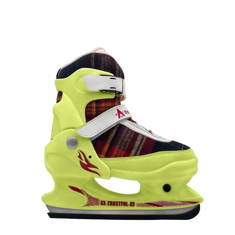 El color de alta calidad Zapatos de Skate personalizables ajustable Kids patines de hielo