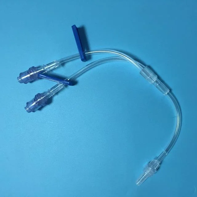 Medical Manufacturer IV Set Needle Free Connector Extension Tube