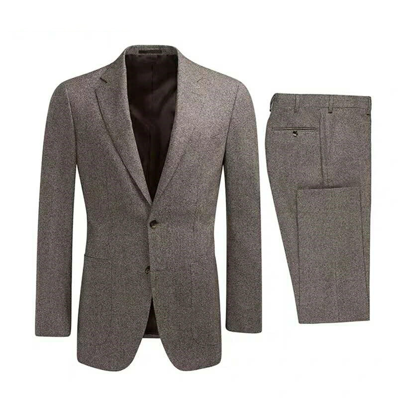 Factory Business Suits Made-to-Measure Wedding Suit Tuxedo Handmade Cmt Blazer Men's Suits