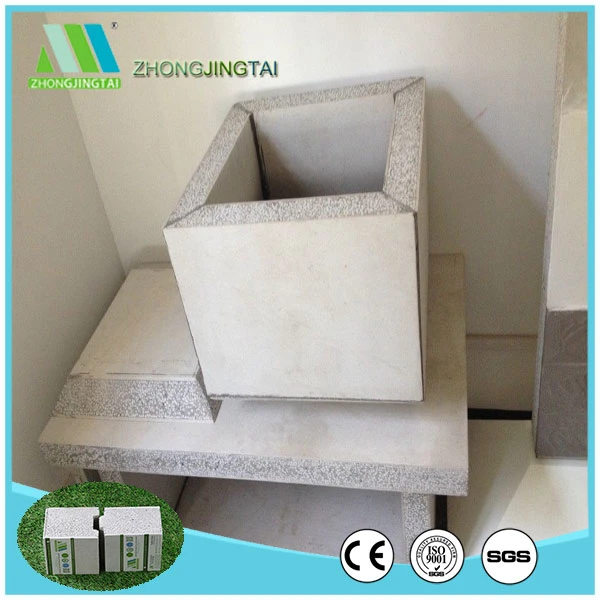 Recycled Energysaving Construction EPS Sandwich Wall with Cement Panel