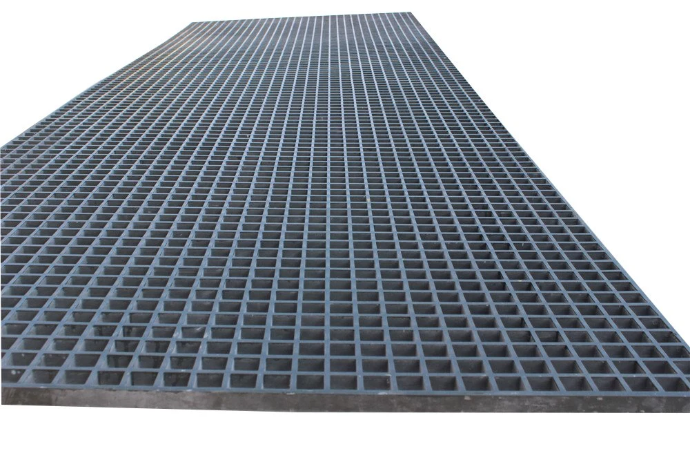 FRP/GRP ligero Molded grating Fabricante FRP aguas residuales gradas Fiberglass Walkway Rallando