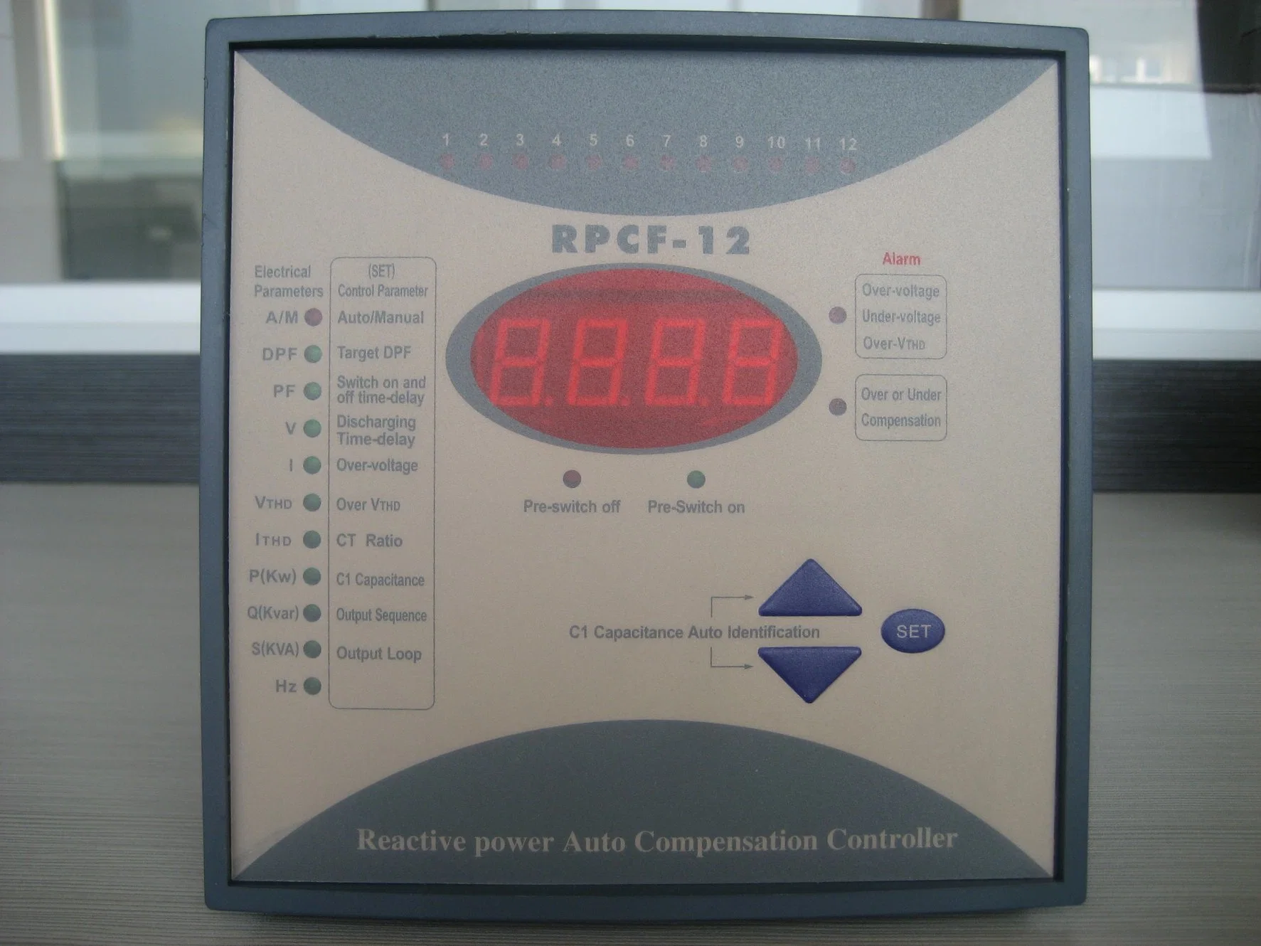 Reactive Power Automatic Compensation Controller Power Factor Controller 4-16steps