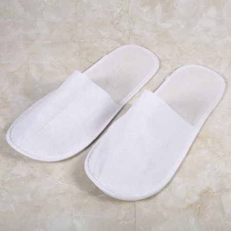 Modern Design Hotel Amenities Slippers Manufacturer Plain Nap Cloth Slipper Shoes Hotel Disposable Slippers