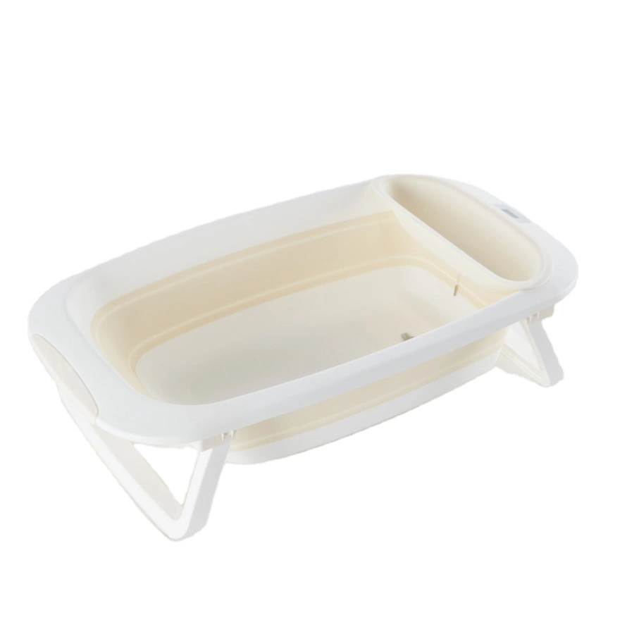 Temperature Display Baby Folding Bathtub with Large Space Baby Bathroom Bathtub