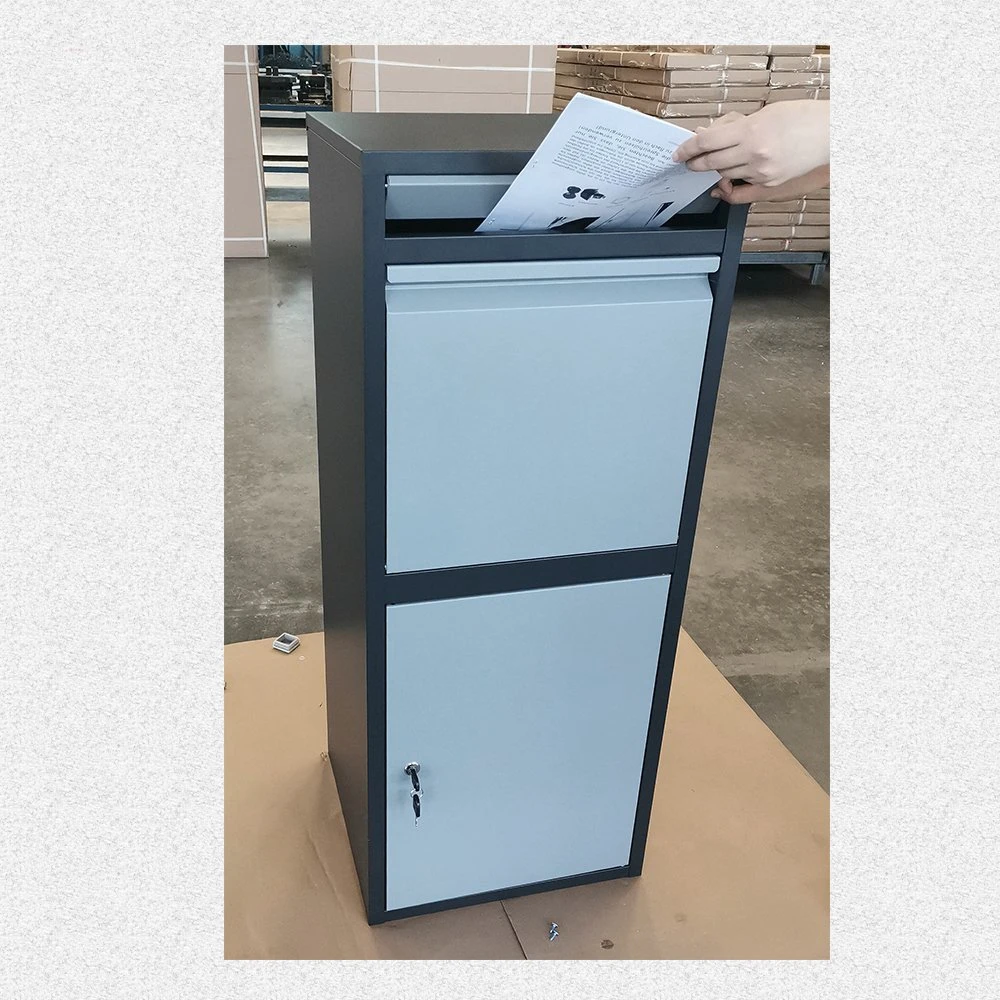 Fas-158 Steel Parcel Post Mail Box Wholesale/Supplier Outdoor Delivery Drop Box Letter Safe Parcel Box