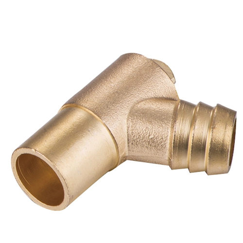 Plumbing Pipe Fittings, Forging Brass Lockable Brass Elbow Tee, Brass Fitting