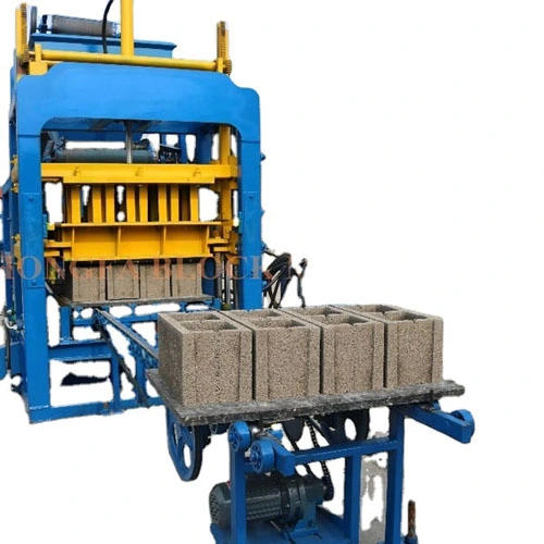 Semi Automatic Road Construction Equipment Color Concrete Paver Block Making Machine