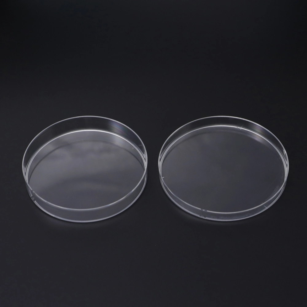 Stackable 70mm Culture Lab Glassware Sterile Clear Transparent Disposable Plastic Petri Dish