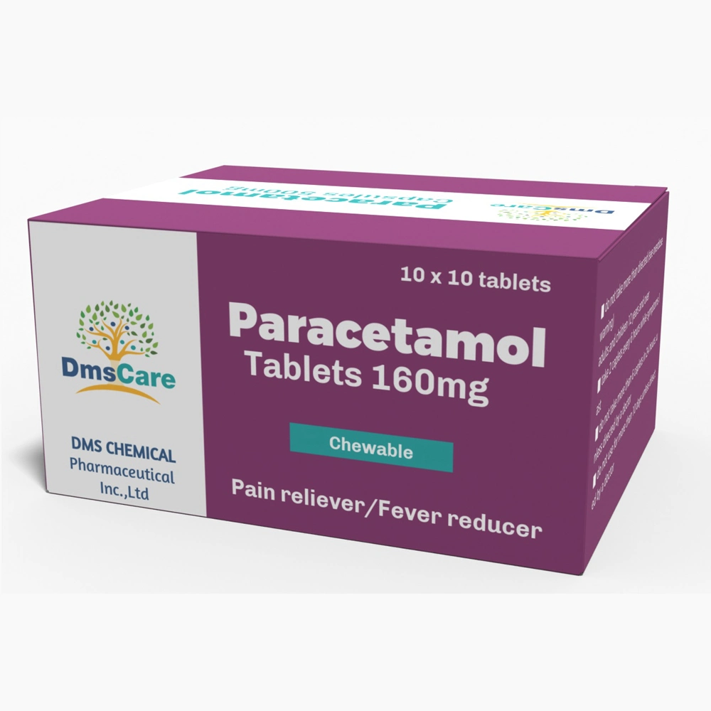 Paracetamol / Acetaminophen Tablets 160mg Chewable Tablets Pain Reliever Medicine Paracetamol