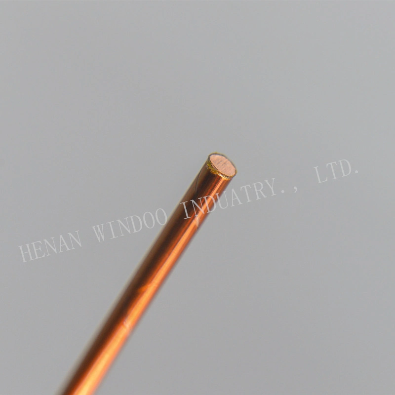 Double Layer Polyesterimide Yarnm High Temperature Kapton Wrapped Copper Flat Wire for Coil