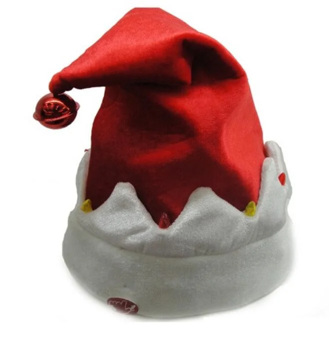 Peluche enfant adulte promotionnelle rouge et blanc personnalisé Père Noël géant Chapeau