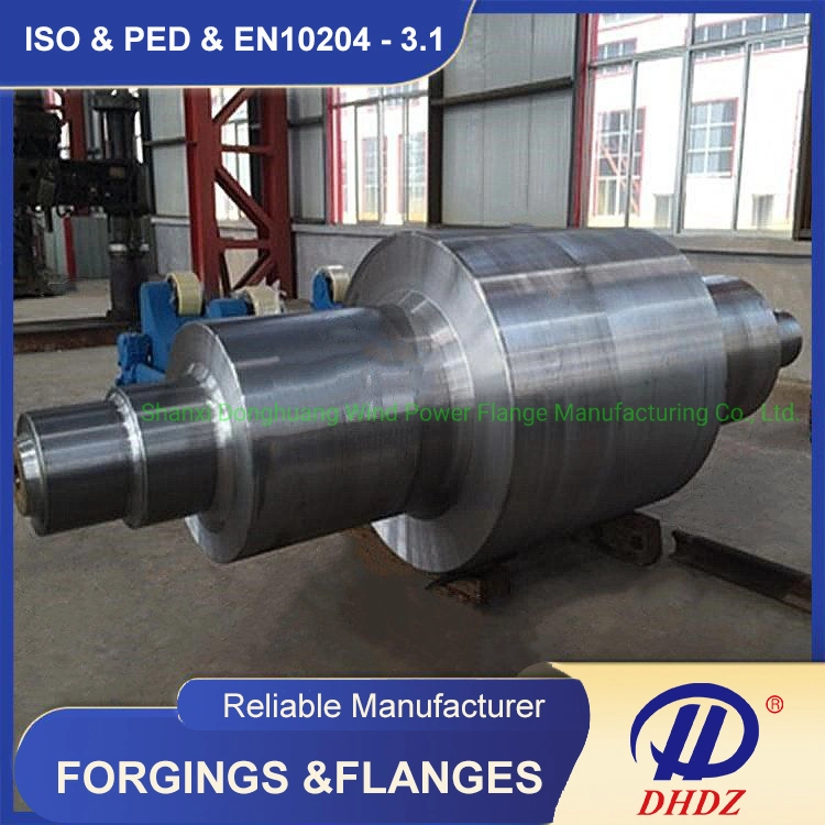 Roller Forging in 25Cr2Ni4MoV Forged Shaft Forged Axle