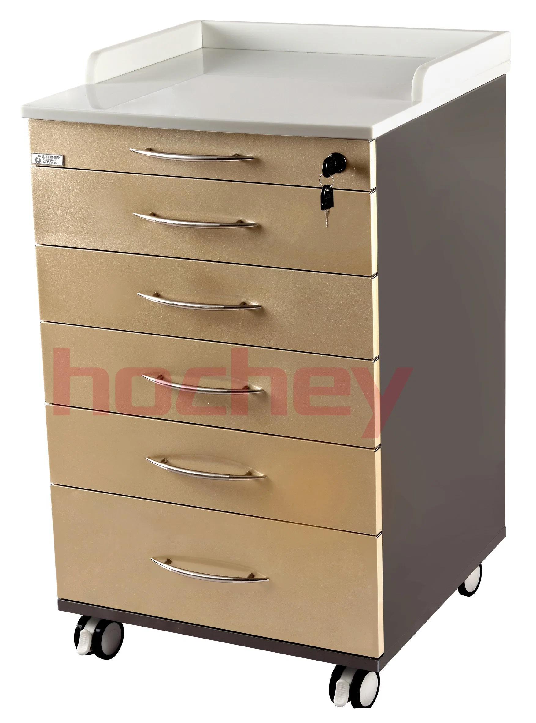 Clínica Dental médico Hochey Mobile gabinete de acero inoxidable