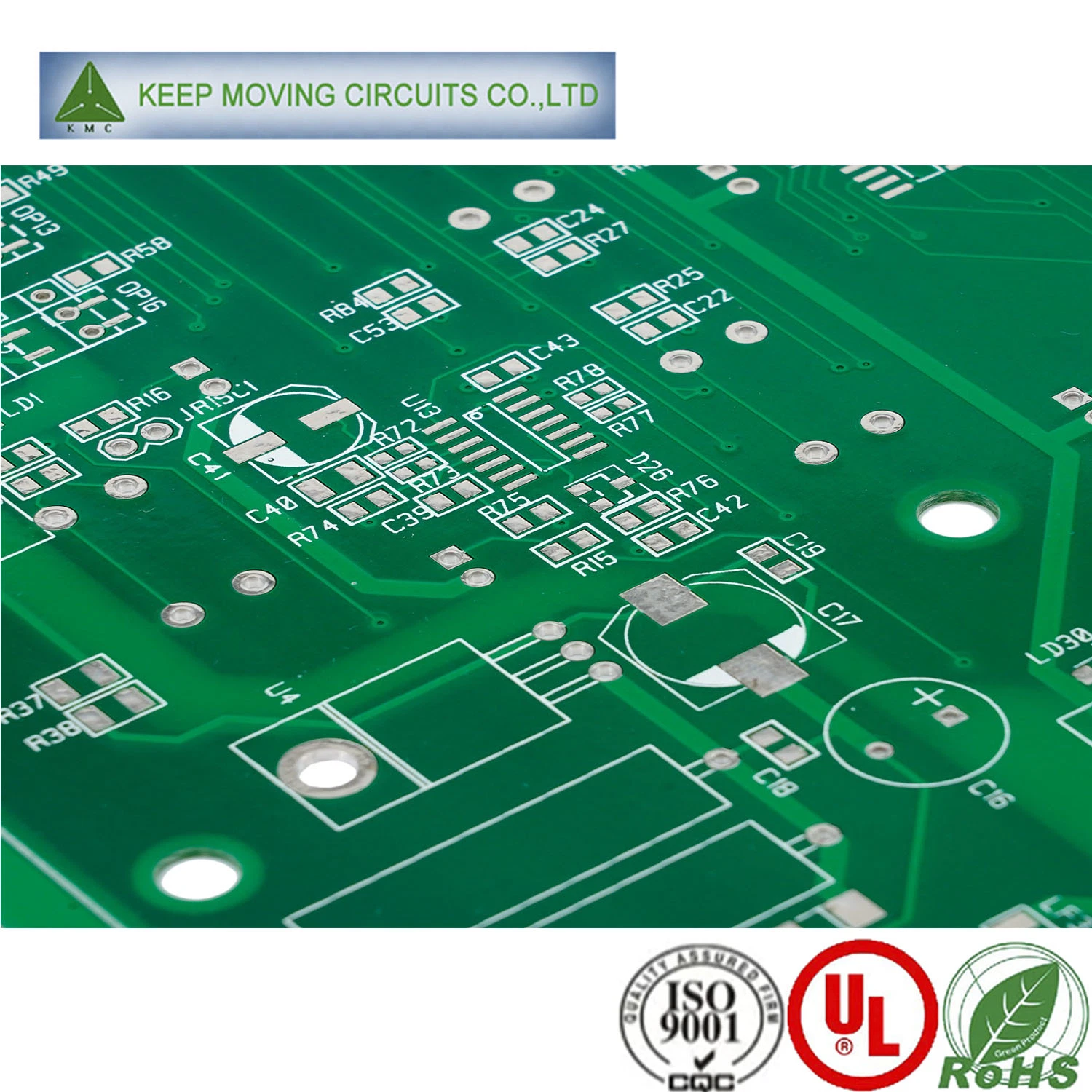 Customized High Frequency PCB Circuit Board Fr4+Rogers PCB Combined Design Production