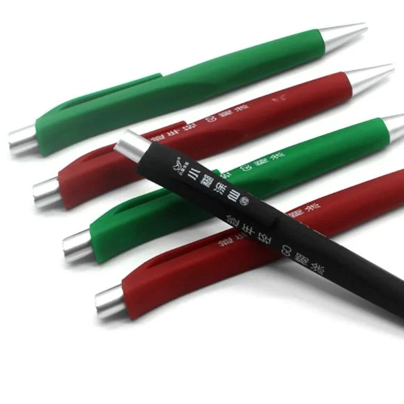 Nouveau design Creative Multi stylo à bille plastique de couleur avec logo personnalisé