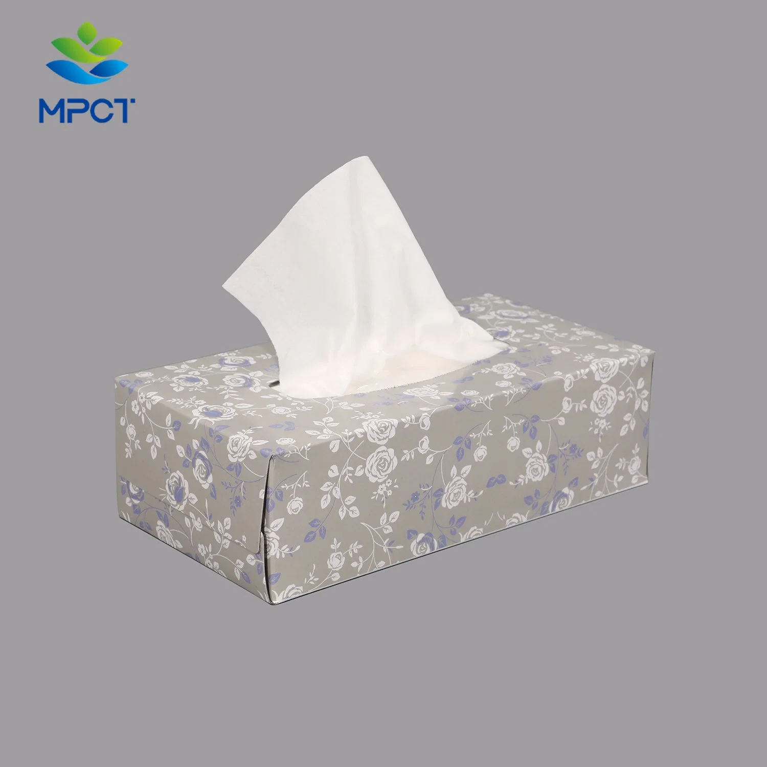 Biodégradable à bon marché écrus Soft Care bambou Case faciale extractibles papier Mouchoirs de papier papier de soie
