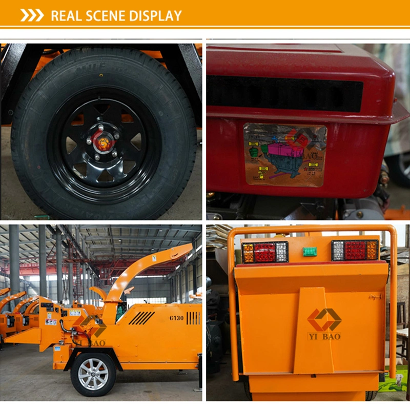 Yibao Yard Machine Wood Chipper Machines Producing Sawdust