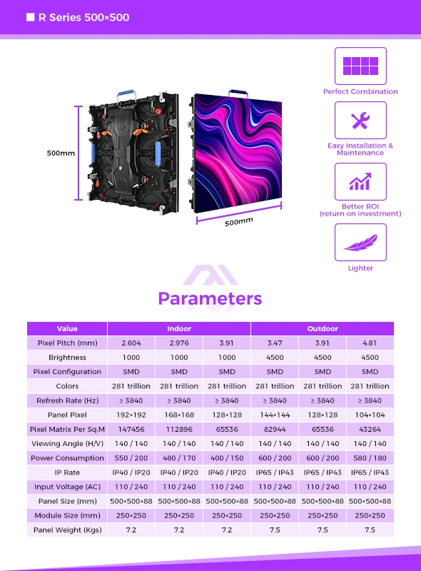 Legida High Quality Long Duration Time Chinese P4 Videos HD Full Color LED Display Rental LED Display Stage LED Wall