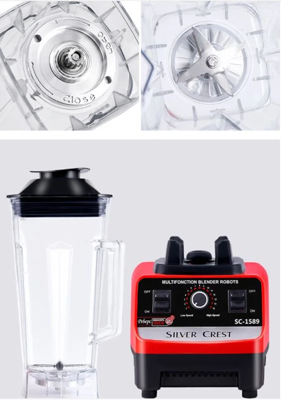 Silver Crest Yam Food Blender Silver Crest Juicer Silver Crest Molinillo Silver Crest Blender 4500W Mezclador Cocina Plata de buena calidad Crest Blender Comercial