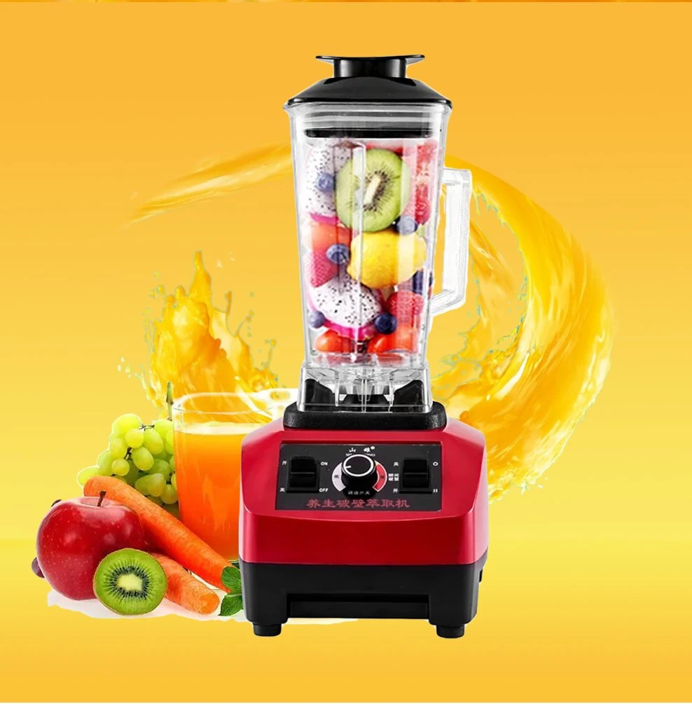 2L Haushalt und Gewerbe Eisbrecher Multi-Funktions-High-Power-Elektro-Commercial Smoothie Blender