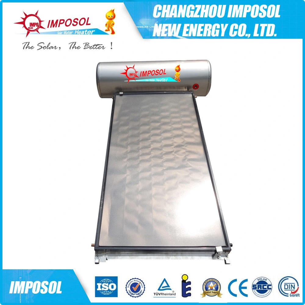 Non-Pressurized Solar Water Heater with aluminum Alloy Flame