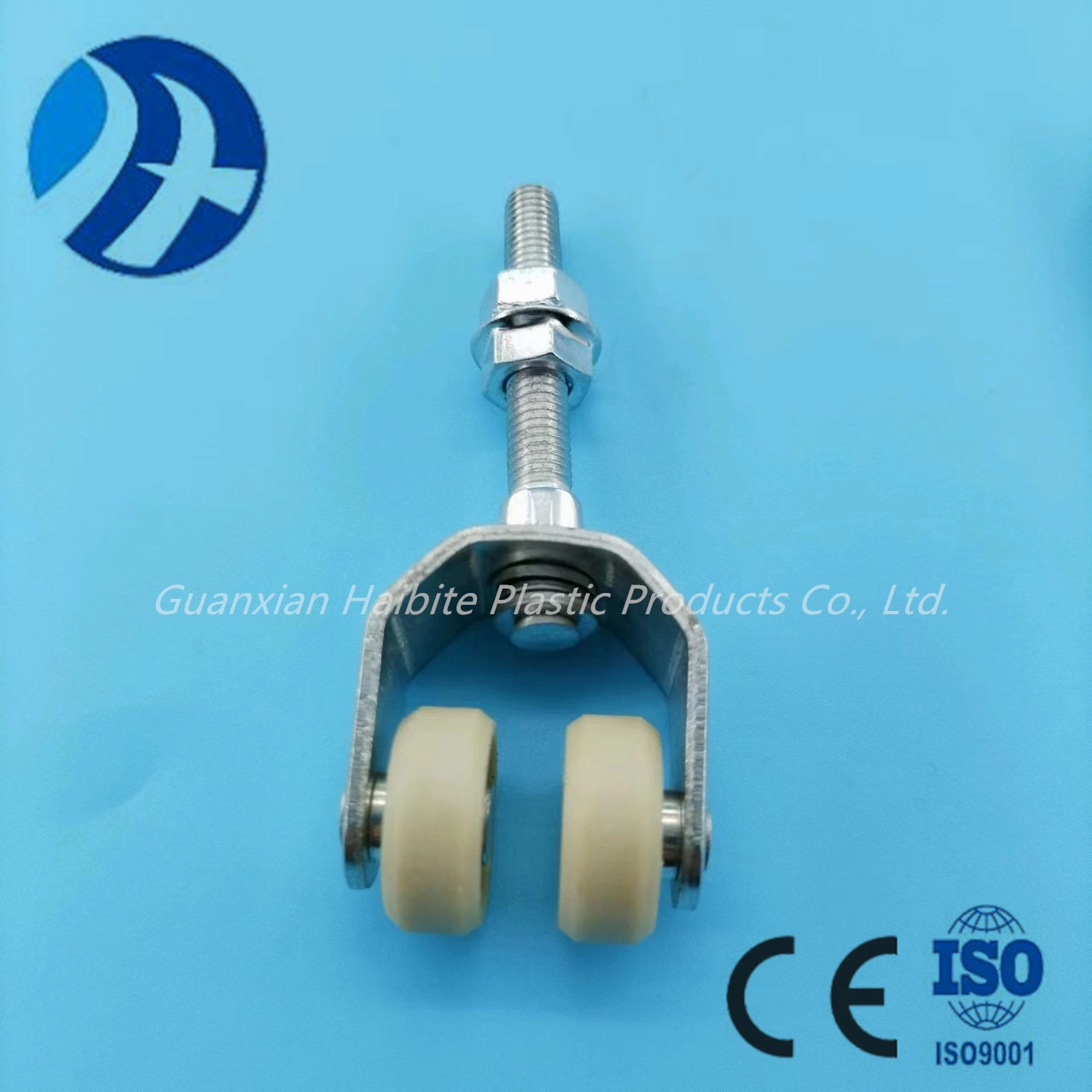 Aluminum Alloy New Crystal Folding Door Pulley Straight Rail Wheel