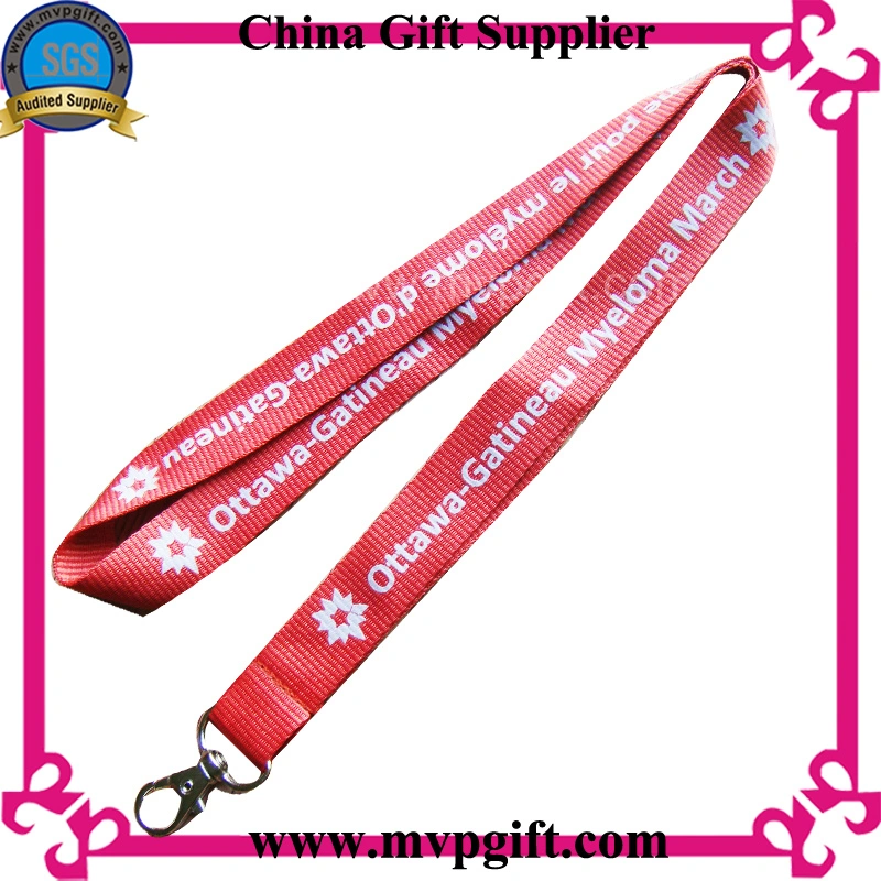 2017 Polyester Lanyard with Badge Reel for Company/School