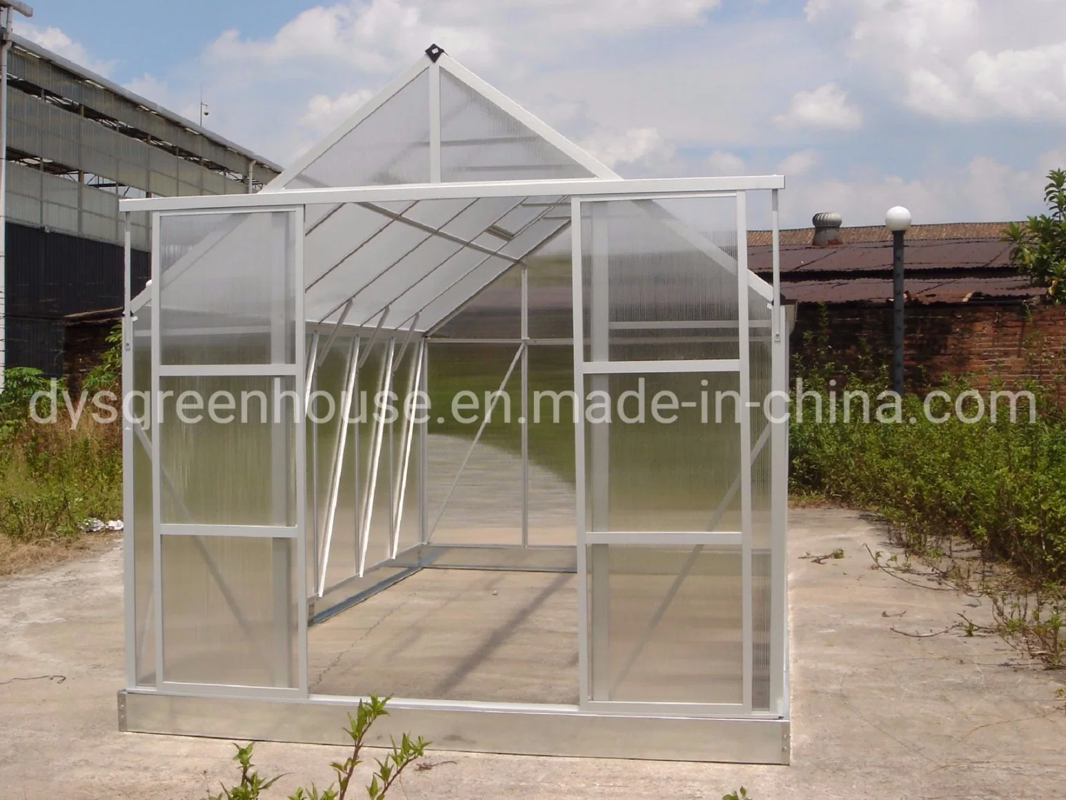 Green House Plans Classic Commercial Greenhouse with Aluminium Frames a Roof Six Windows Rdg0814-6mm